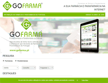 Tablet Screenshot of gofarma.pt